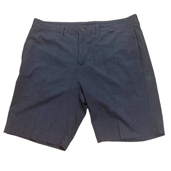 Travis Mathew Charcoal Grey Black Dot Golf Performance Chino Shorts Size 36‎ - Picture 1 of 6